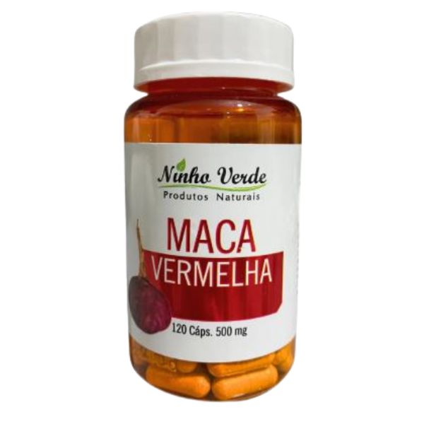 MACA PERUANA VERMELHA - 120 CAPSULAS - NINHO VERDE